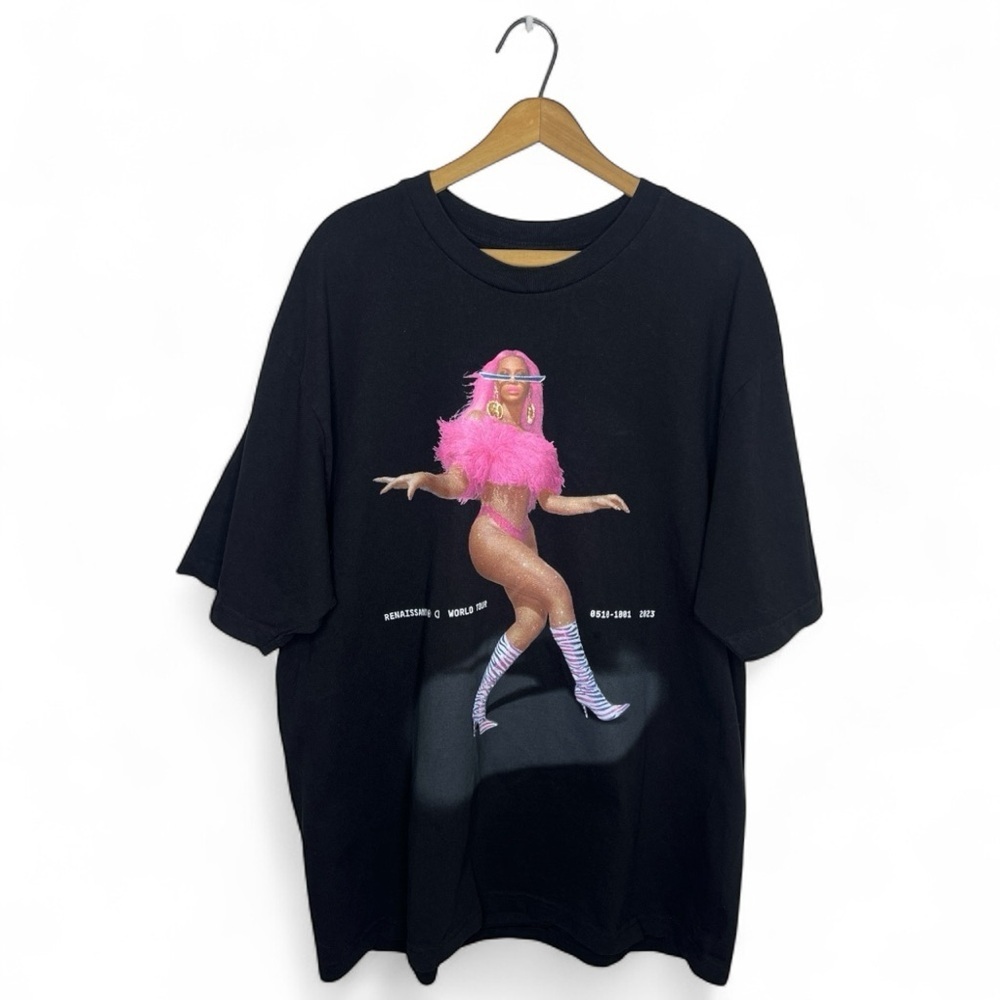 Beyoncé Renaissance World Tour 2023 Tee XL Unisex Reflective Concert Merch